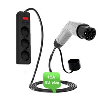 Pistolet à décharge 16A EV V2L 3.5kw Type 2 Câble de charge pour véhicule à énergie nouvelle Prise étendue pour camping en plein air V2L