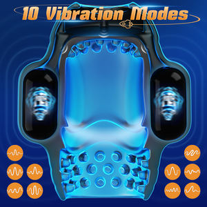Adult <span class=keywords><strong>Sex</strong></span> <span class=keywords><strong>Toy</strong></span> APP Control 10 Lecken Vibrierende Modi Einweg-Automatik-Masturbation geräte für Männer - Product Image 3