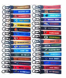 NFL Rugby América Fútbol Lanyard Llavero Correa de muñeca Cordón Estampado Terileno Poliéster Detroit Lions New York NFL Llavero - Product Image 1