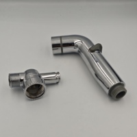 Service de moulage par injection PVC sur mesure OEM ODM, pièces de robinet chromées et électrolytiques, tolérance 0,01-0,05 mm, MOQ 1 pièce