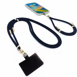 Parche Universal con Cordón para Correa de Teléfono Oro LOGOTIPO Personalizado Cordón de Cuello Desmontable Ajustable 6mm de Largo Cordón de Teléfono Corto <span class=keywords><strong>Se</strong></span> - Product Image 3
