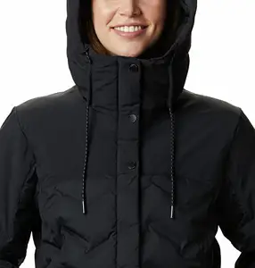 Nouveau Style manteau Long à capuche doudoune chaude pour femmes, manteaux d'hiver en duvet de canard 2023