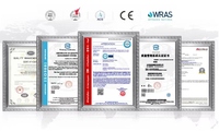 Soupape de décharge et de sécurité en laiton avec fonction d'installation facile pour chauffe-eau solaires