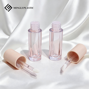 Botol <span class=keywords><strong>Lip</strong></span> <span class=keywords><strong>Gloss</strong></span> bulat 2.5ml, botol kosong plastik besar dengan kotak dan Logo, harga promosi - Product Image 3