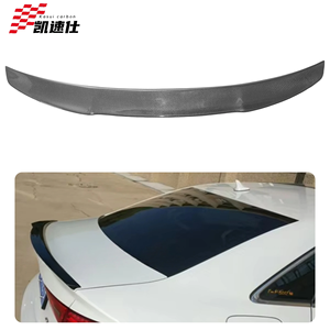 Aileron de spoiler de coffre arrière en fibre de carbone véritable de haute qualité pour Audi A3 S3 RS3 Style V Spoiler arrière - Product Image 1
