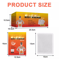 Patch chauffant jetable en gros pour l'hiver, soulagement des crampes menstruelles pour femmes, compresses chaudes adhésives pour usage quotidien