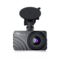 Application plus intelligente écran 3 pouces QHD résolution 1296P commandes vocales Wi-Fi intégrées caméra de tableau de bord à double objectif avant et arrière pour véhicule