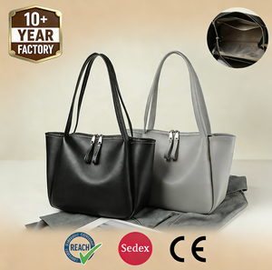 <span class=keywords><strong>Borsa</strong></span> Tote ZP8000 WEEKS Personalizzabile in <span class=keywords><strong>Morbida</strong></span> <span class=keywords><strong>Pelle</strong></span> <span class=keywords><strong>Nera</strong></span> - <span class=keywords><strong>Borsa</strong></span> a Spalla con Cerniera di Grande Capacità alla Moda per Donne (OEM/ODM Accettati) - Product Image 2