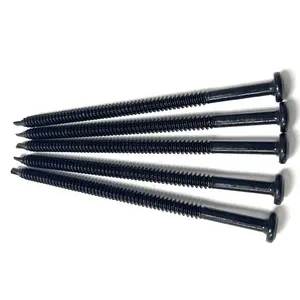 Self Tapping Roofing Screw 14#15# Screws Roofing Fasteners Black Phillip Use With Insulation Plate Roofing System