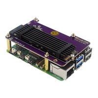 Dissipateur thermique M.2 SSD en aluminium, radiateur pour disques SSD, coussin thermique en silicone pour NVME NGFF M2 2280 PCI-E Raspberry Pi 5