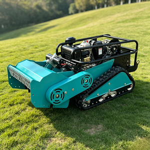 Tondeuse robot chenillée télécommandée à rayon de braquage zéro, à lame rotative, 800 mm, moteur <span class=keywords><strong>4</strong></span> temps, à essence, pour pentes et tout-terrain, 600W - Product Image 1