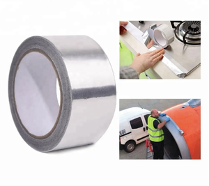 Nhôm lá mỏng Băng đặc biệt cho niêm phong của đường ống trong thiết bị điều khiển nhiệt 50micron bạc Băng - Product Image 3