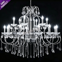 Lustre suspendu moderne en cristal doré large pour hôtel, hall d'entrée, banquet de mariage, éclairage OEM ODM