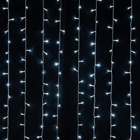 Guirlandes lumineuses LED 150/240/300, rideau lumineux, décorations de Noël intérieures/extérieures, fête de jardin, mariage, 220V