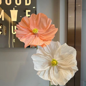 Décoration de mariage en gros, fleurs géantes blanches, fleurs artificielles géantes, magasin de mariage, présentoir de magasin, fleurs en papier géantes - Product Image 6