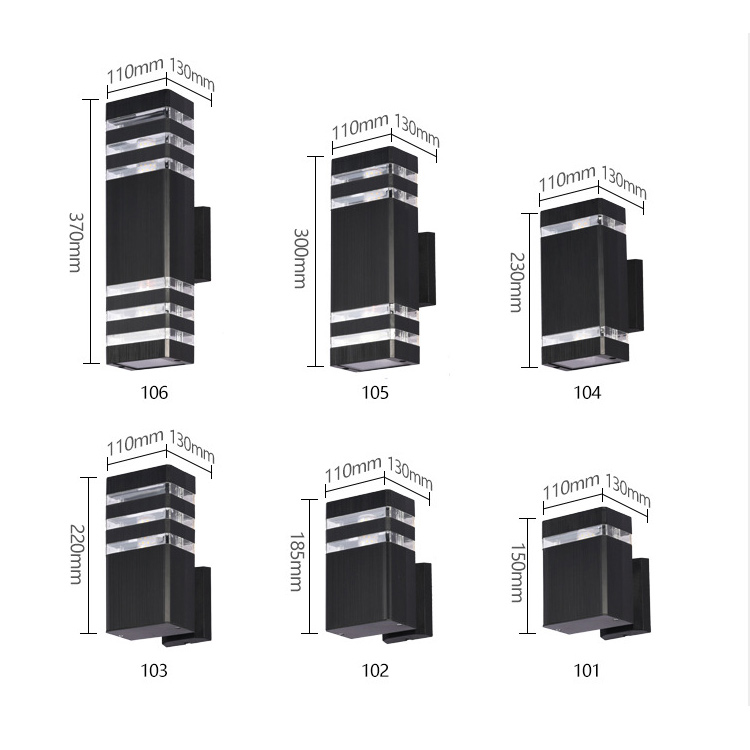 outdoor wall mounted lights e27 bulbs
