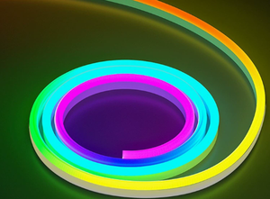 Ruban LED néon RGB IP65 étanche, découpable, 7x13mm, silicone, décoration de bâtiment commercial, 24V, garantie 3 ans - Product Image 3