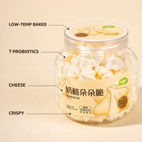 Galletas Crujientes con Sabor a Yogur de Fresa, Snack Saludable para Niños, Desayuno, Escuela, Viajes, 27g