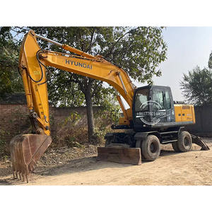Excavadora hidráulica Hyundai Wheel Excavadora de ruedas usadas Hyundai 210w-7 Excavadora - Product Image 1