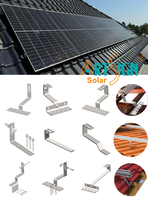 Support de fixation pour panneau solaire sur toit en tuiles, système de montage solaire OEM pour toit en tuiles, support de panneau solaire en acier inoxydable
