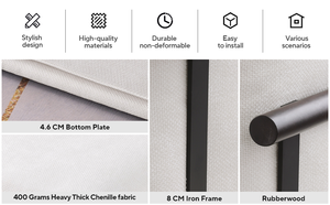 Elegante Sofá Seccional Convertible Cloud, Sofá Cama Modular Tapizado en Corduroy con Reposabrazos Cuadrados, Cómodo - Product Image 3