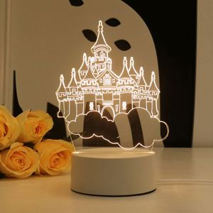 Luz de noche acrílica para niños, base de luz de noche, regalo de cumpleaños - Product Image 3