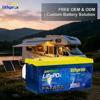Batterie LiFePO4 25,6V 120Ah Grade A Haute Performance pour VR avec BMS Intelligent Bluetooth et Bornes M8, 6000 Cycles, CE RoHS IP67