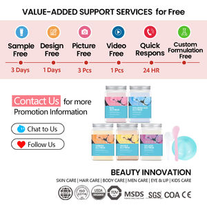 Çin Organik Vegan Kolajen Jöle Maske Tozu Doğal Beyazlatıcı Nemlendirici Özel Etiketli Yüz Maskesi - Product Image 6