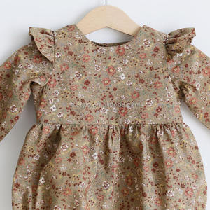 Manches longues 40lucamping randonnée sac à dos par fille vêtements à volants barboteuse Oper entièrement tissé bébé filles automne enfants barboteuses soutien - Product Image 4