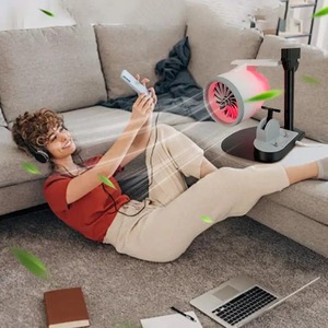 Nuevo Ventilador de Escritorio Creativo con Turbina, Humidificador con Rociador, Ventilador USB con Luz y Dispositivo de Luz Trasera Roja Atomizadora - Product Image 5