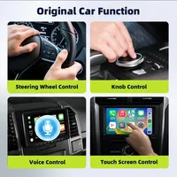 2025 Mini adaptateur Carplay sans fil Auto AI Box avec dongle filaire pratique compatible Android et Carplay