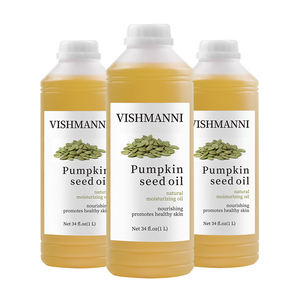 Etichetta privata all'ingrosso 100% olio di semi di zucca spremuto a freddo puro olio di trasporto sfuso 1 litro - Product Image 1