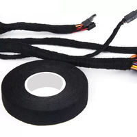 Ruban adhésif pour faisceau de câbles de voiture, en tissu floqué velours PET polyester polaire flanelle, pour faisceau de câblage automobile