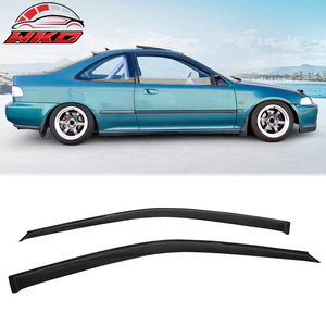 Pare-soleil en acrylique pour Honda Civic 92-95 Coupé et Hatchback, lot de 2, protection des vitres latérales des portes de voiture - Product Image 1