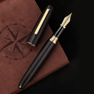 Pluma estilográfica de madera con logotipo personalizado de fabricación Shanghai Jinhao 9036 para negocios - Product Image 3