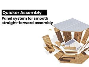 Casas pequeñas de lujo modernas, casa prefabricada, servicio personalizado, barra de jardín de madera - Product Image 5