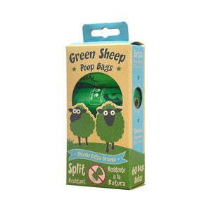 ถุงใส่มูลสัตว์แบบย่อยสลายได้,ถุงเก็บสุนัขที่ย่อยสลายได้ทางชีวภาพข้าวโพด Strach เป็นมิตรกับสิ่งแวดล้อม100% - Product Image 4