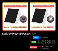 Chipboard Luckfox Core1106 Smart 86 Box Development Board, Prosesor Rv1106g2 / Rv1106g3, 0.5 / 1tops, 128mb / 256mb Ddr3l