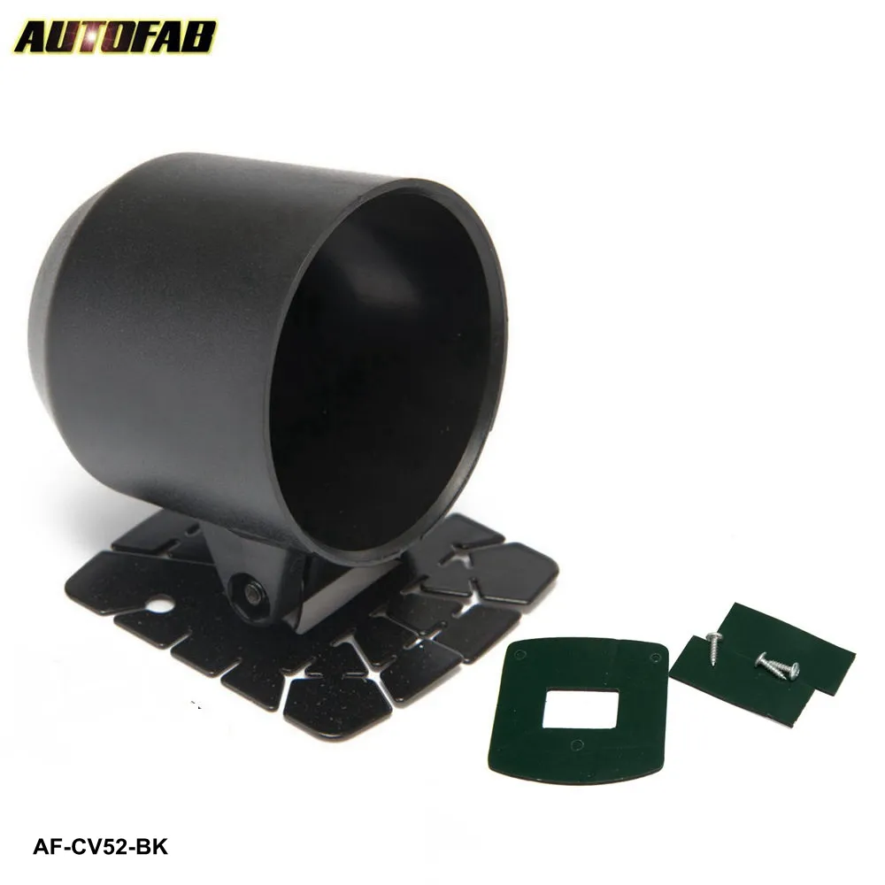 AUTOFAB-Новый универсальный 52 мм 2 дюйма авто измеритель подстаканник Pod черный Кронштейн автомобиль-Средства для укладки волос AF-CV52-BK