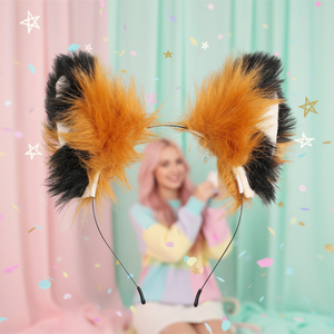 <span class=keywords><strong>Serre</strong></span>-tête en peluche pour cosplay, oreilles <span class=keywords><strong>de</strong></span> chat, oreilles <span class=keywords><strong>de</strong></span> <span class=keywords><strong>loup</strong></span>, oreilles <span class=keywords><strong>de</strong></span> renard, en fausse fourrure, style anime, adorables - Product Image 2