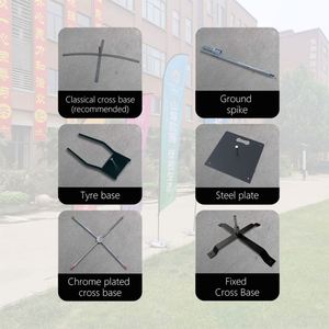 Bandera Publicitaria Personalizada a Todo Color con Diseño de Pluma Voladora, Bandera de Playa en Forma de Lágrima de Una o Dos Caras, Impresa en Serigrafía sobre Plástico - Product Image 4