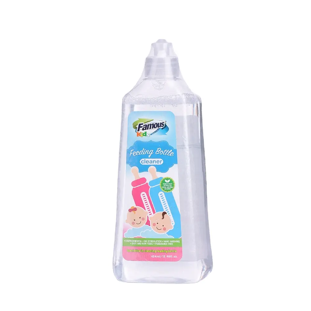 Baby Care Products Famous Baby Feeding Milk Bottle Liquid Cleanser