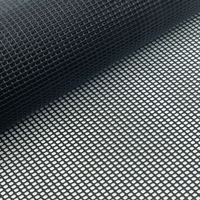 Tissu en maille enduit PVC 70% + 30% polyester multicolore à petits carrés, utilisé pour les sacs pour animaux de compagnie et les chaises de plage, tissu en maille de caoutchouc