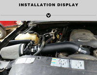 Accessoires de moteur remis à neuf, système d'admission, filtre à air, compatible avec Chevrolet 1999-2006 V8 4.8L 5.3L 6.0L, kit de système d'admission d'air