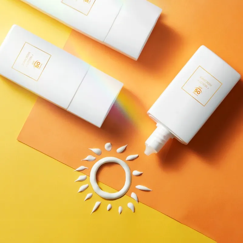 Private Label Koreaanse Sunblock Waterbestendige Niet-Vettige Natuurlijke Organische Minerale Zonnebrandcrème Spf 50 Zonnebrandcrème