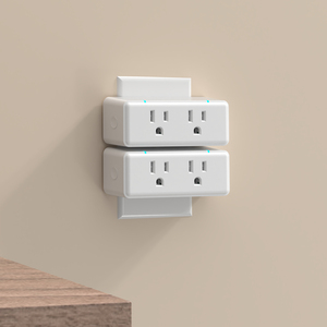 Z-Wave Dual Smart Plug Outlet 15A Intérieur US 2 Ports CA 10A ETL FCC pour <span class=keywords><strong>SmartThings</strong></span> Certifié Compatible pour Smart Home <span class=keywords><strong>Hub</strong></span> - Product Image 6