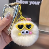 Pendentif en peluche chenille coloré en fausse fourrure de lapin en gros pour les magasins de détail, les campus universitaires et les fournisseurs en gros