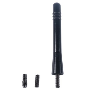 Antena de Coche de 4 Pulgadas, Metálica Negra, 50 Ohmios, 86-108MHz, Antena de Radio Universal Corta para Exteriores - Product Image 2