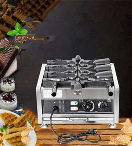 เครื่องทำวาฟเฟิลไทยากิแบบเปิดปากเครื่องทำไอศกรีมไฟฟ้าเชิงพาณิชย์รูปทรงปลา - Product Image 3