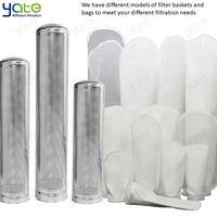 Boîtier de filtre multi-sacs en acier inoxydable avec bras oscillant pour la filtration du miel, des solutions sucrées et des boissons au thé, certifié CE
